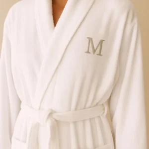 The Maison Luxe Bathrobe - Pure White